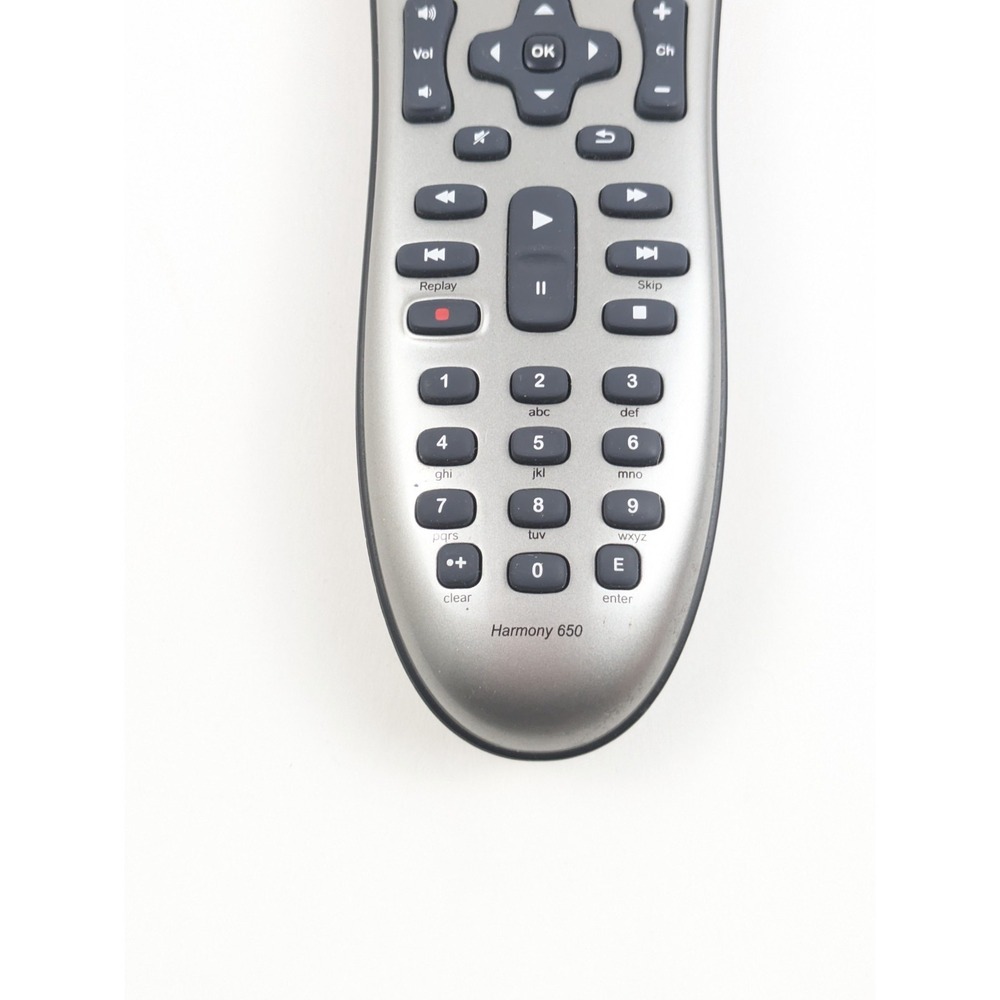 Logitech Harmony 650 Remote Control Tested Universal Programmable Color Screen - Picture 4 of 6
